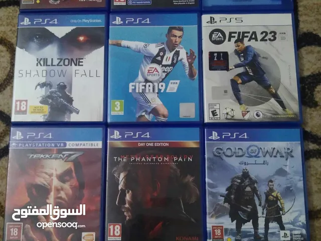 سيديات ps4,ps5 معظمهم شبه جديد استخدام اكم يوم