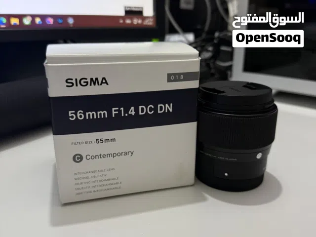 Sigma 56mm f1.4 عدسة