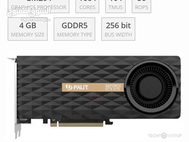 كارت شاشة gtx 970 4g  مامفتوح