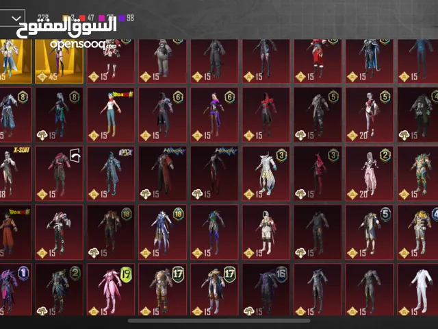ببجي حساب عالميه ( اخر عرض والعرض قوي) السعر مناسب ....