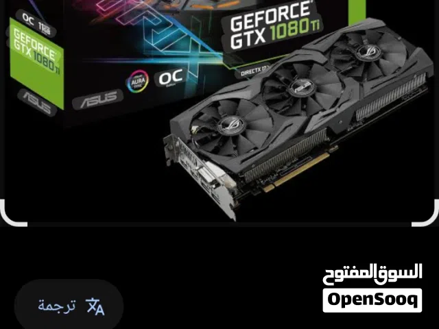 asus rog strix gtx 1080 ti like new did not open before