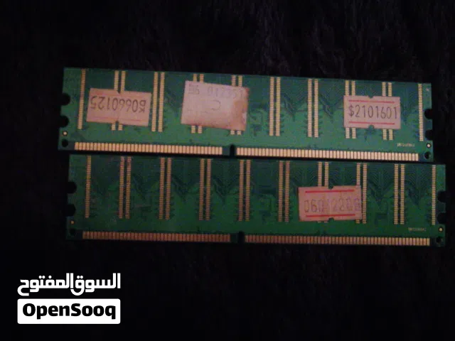 قطعتين رام دي دي ار 256 ميجا بي سي 3200