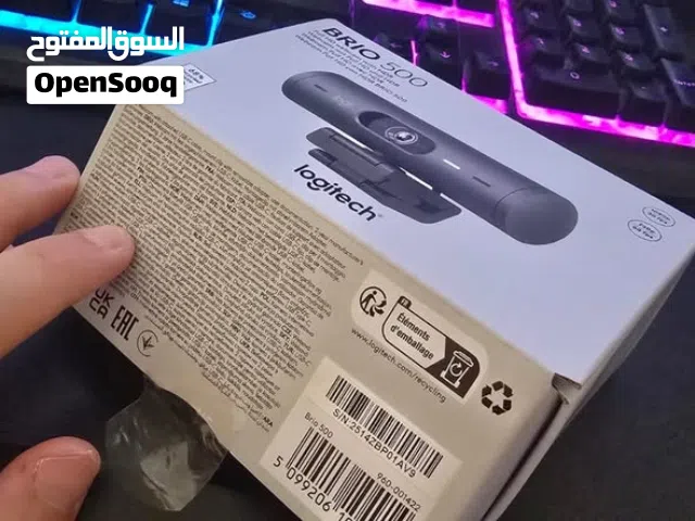 Logitech Brio 500 Webcam جديدة