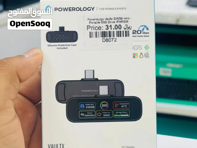 Brand New Powerology 256GB SSD in Oman  Ultra-Compact  1 Year Warranty
