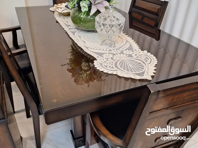 غرفة سفره مع بوفيه (سفره مع 6 كراسي )