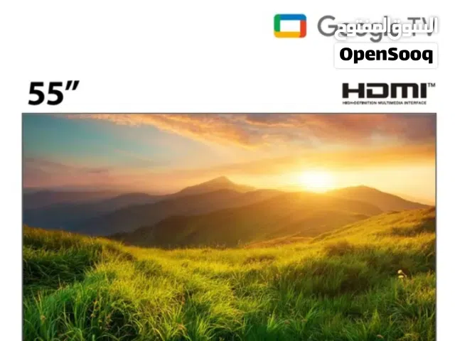 تلفزيون جديد ماركة ZENET بمواصفات GOOGLE TV عالي الوضوح بدقة QLED السعر الأصلي 175 - سعر البيع 100د.