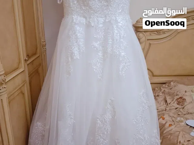 فستان أبيض زفاف للبيع جديد