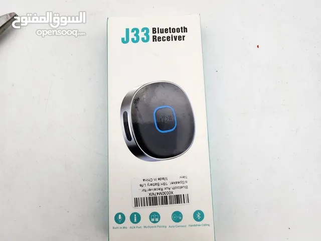 جهاز استقبال صوتي بلوتوث J33. يستخدم للسيارات وكثير من الاجهزه التي لايوجد فيها نظام بلوتوث
