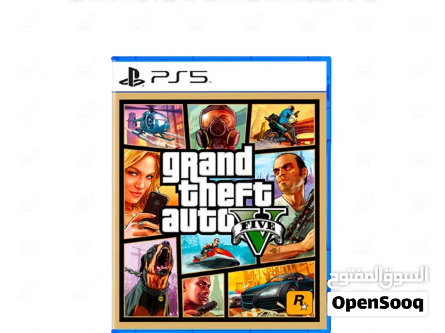 Cd ps5 GTA 5 بلاستيشن 5 سيدي جي تي اي 5