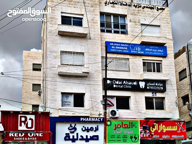 عياده او مكتب سوبر ديلوكس للايجار  مساحه 80م - تلاع العلي سوق الساطان  منفوضه بالكامل ولم تسكن بعد