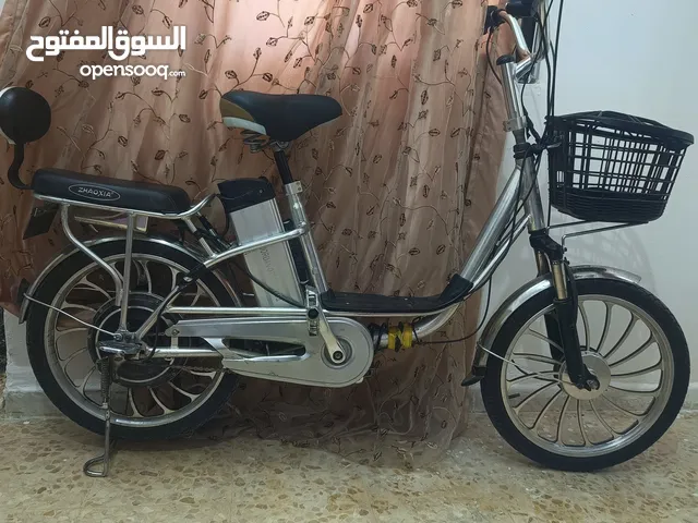 دراجة كهربائية المنيوم شبه جديد بطاريه ليثيوم 48 فولت 13 امبير