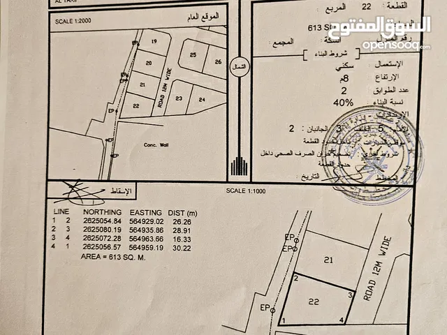 Residential Land for Sale in Al Batinah Al Masnaah