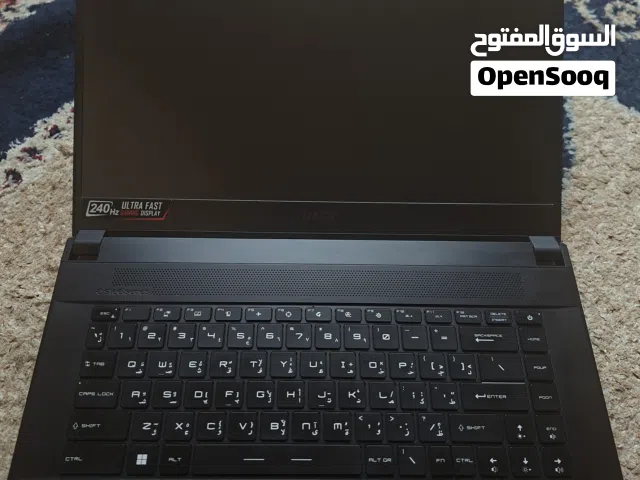 msi stealth GS66  لاب توب جيمنج مستعمل بحالة ممتازة   للبيع مع الشاحن الأصلي قابل للتفاوض
