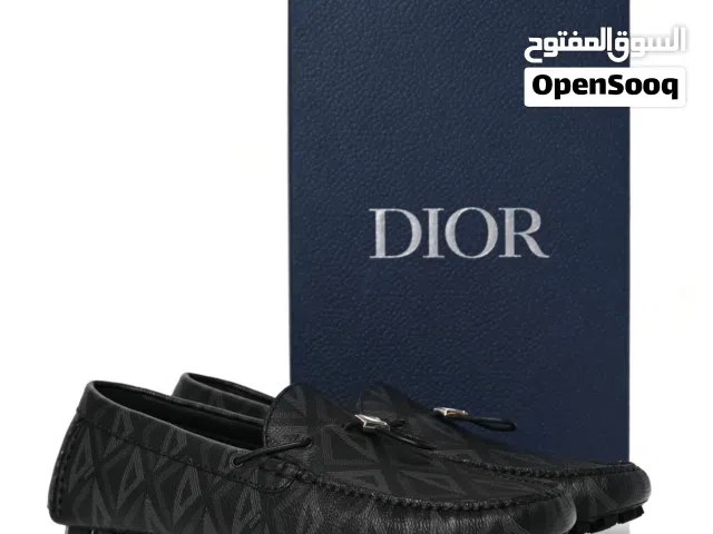 Christian Dior CD Diamond Odéon Driver Loafers