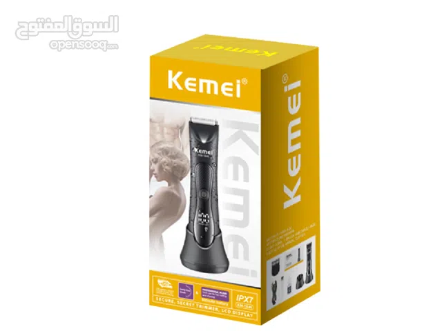 أفضل ماكينة الحلاقة لا الاماكن الحساسة الاحترافية Kemei KM-1840. تصميمها العصري