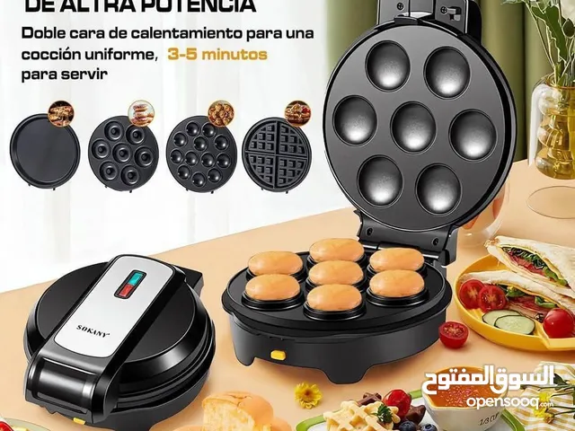 صانع الحلويات 5 قوالب الاصلي  بانكيك - دونات - وافل . فشافيش - كعكات الأطفال