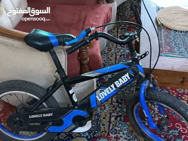 بسكليت ازرق جنط 18 مستعمل لكن بحالة ممتازه مركب عليه مراية