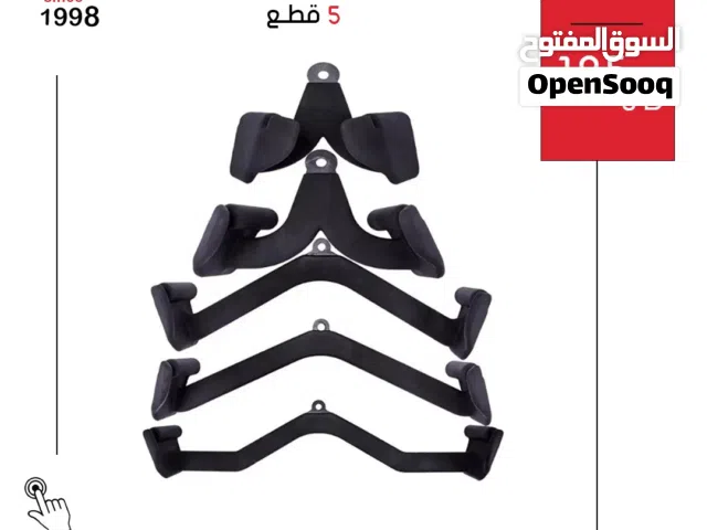 مسكات حديد أصلية للتمارين متعددة الاستخدام  قبضة قوية ومريحة لتقوية عضلات الباي والظهر