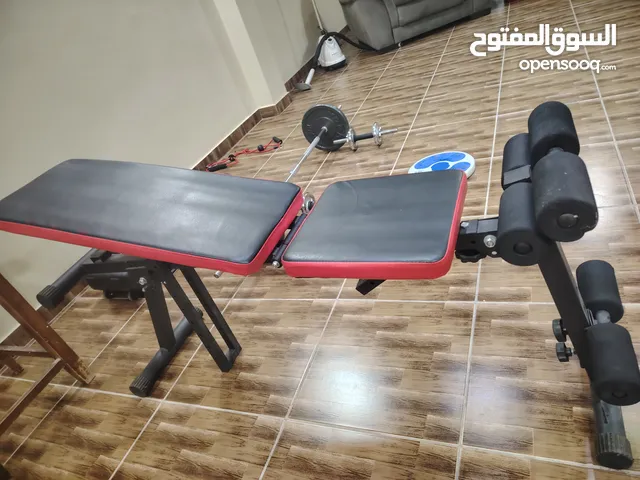 طقم اوزان كامل+كرسي البنش بسعر ممتاز