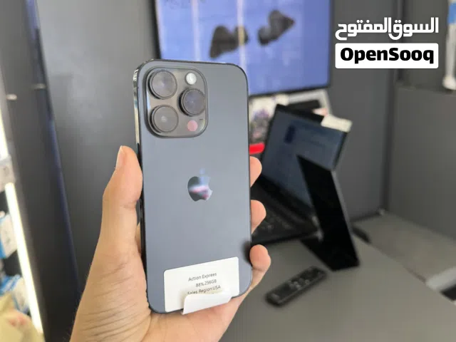 iPhone 14 Pro 256gb eSIM black ///// مستخدم بحالة الوكالة ولا ربع خدش بطارية اصليه 88٪