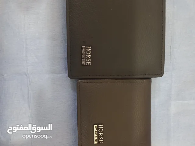 Men's stylish 2pc Horse Imperial Wallet,Black Coloured & Brown Coloured.
