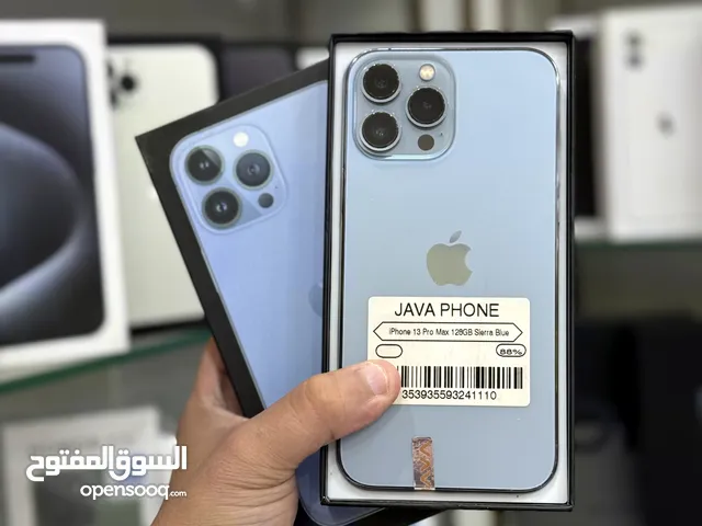 عرض خااص : iPhone 13pro max 128gb هاتف بحالة الوكالة بدون شموخ أو مشاكل مع ملحقاتة و ضمان بأقل سعر