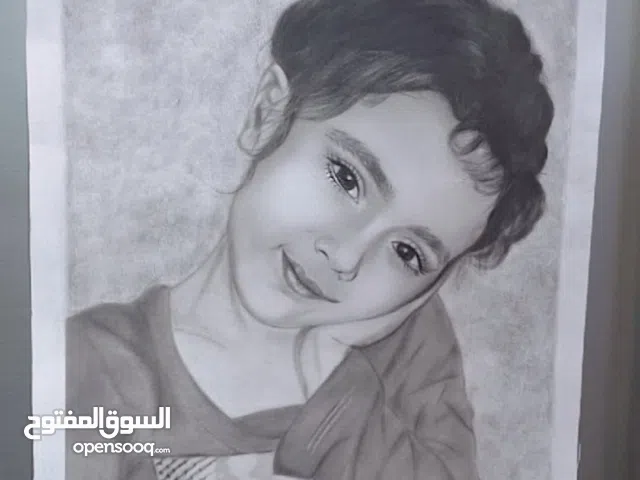 لوحات زيتية و اكرليك و تماثيل طين حسب الطلب