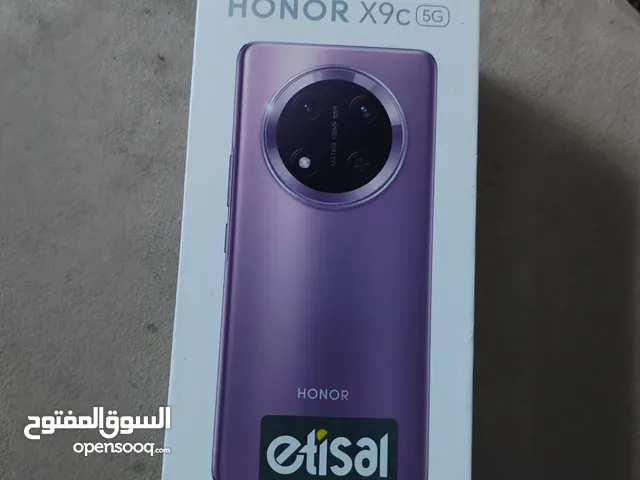 Honor X9c استعمال خفيف جديد لون مميز ضد الماء والكسر لون أرجواني بالكرتونة والشاحن بسعر لقطة