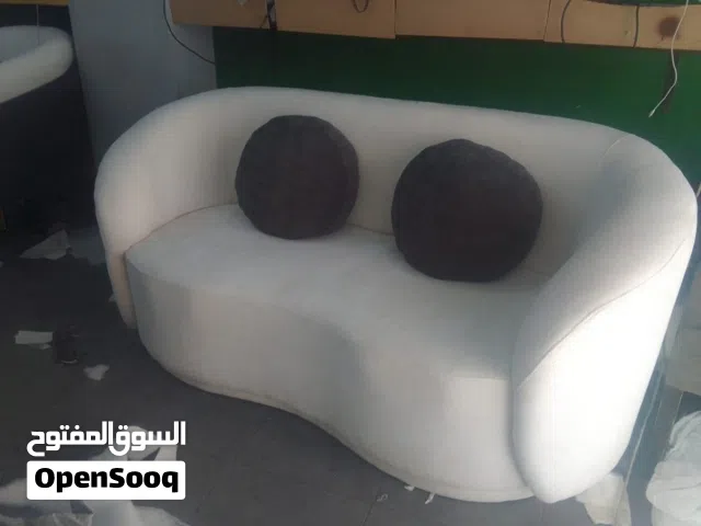 كنب ديكور لون أبيض جديد