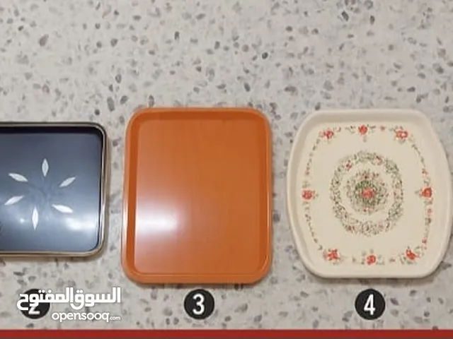 صينية مربعة برسمة فواكه ودوّار الشمس