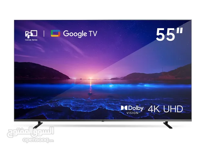 شاشة 55 انش نظام جوجل TV 4k hdr 10