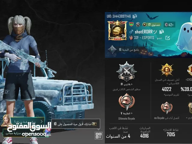 Pubg Accounts and Characters for Sale in Nouadhibou