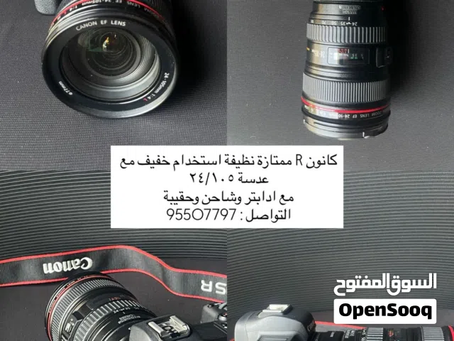 كانون R ممتازة نظيفة استخدام خفيف مع عدسة 24/ 105 مع ادابتر وشاحن وحقيبة