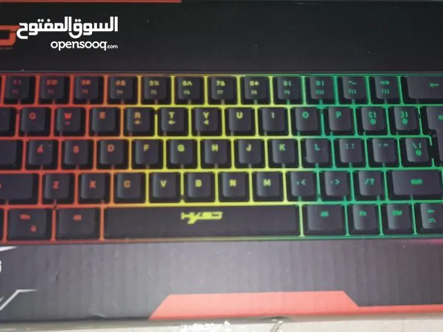 كيبورد جيمنج hysj ابيض 68 keys