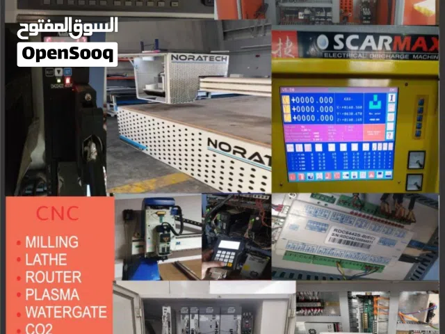 Maintenance and repair of the cnc machines and waterjet ,fiber laser, Co2 , Router ,milling,lathe