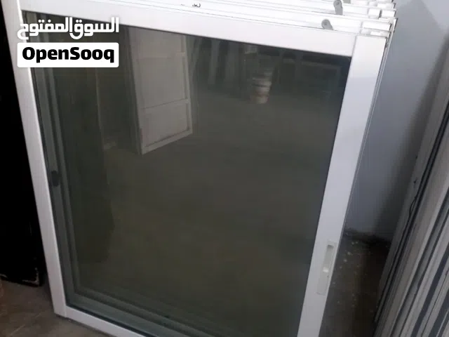 شبابيك المنيوم عرض 150 ارتفاع 100 بحال الوكاله عدد 20 مع جميع الكسسوارات