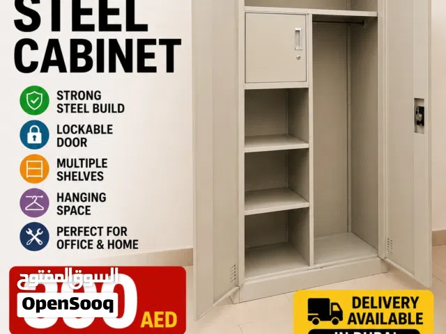 2door steel cabinet and wood cabinet for sale