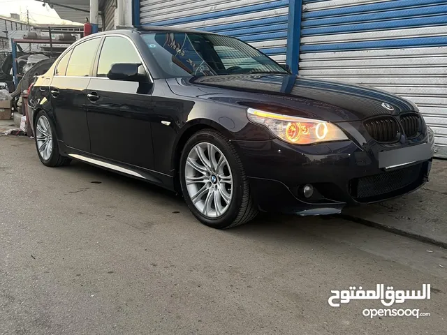 بي ام دبليو E60 موديل 2006 سياره جاهزه ومصروف عليهه هواي بيع فقط بدون مراوس