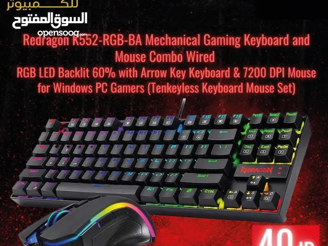 Redragon Gaming Essentials 2-in-1 Starter Kit Gaming Desktop (Keyboard and Mouse)