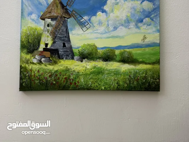 لوحة اكريليك رسم يدوي 50*40