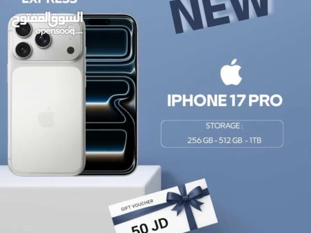 IPHONE 17 PRO ( 512GB ) NEW /// ايفون 17 برو ذاكره 512 الجديد