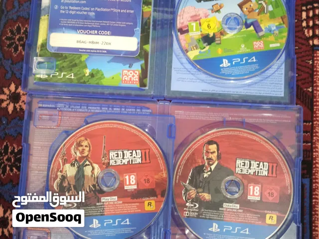 للبيع: ريد ديد ريدمبشن 2 + ماين كرافت + هدية فيفا 19 - PS4