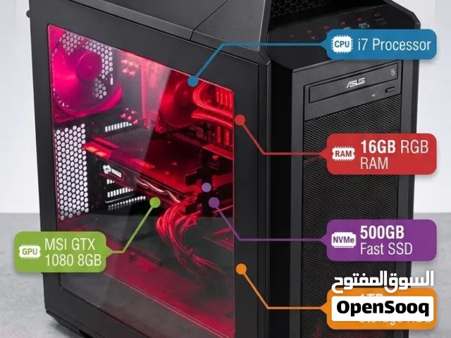 Intel Core i7-8700K  GTX 1080 8GB  16GB RGB RAM  Fast NVMe SSD + Huge Storage
