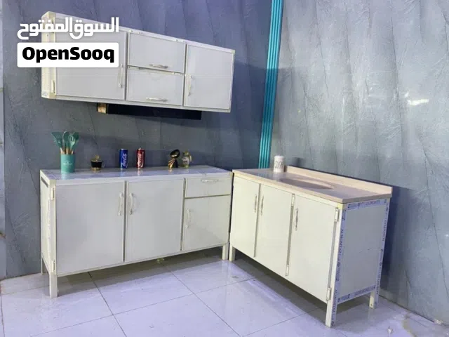 كاونتر وملحق المنيوم مترونص وسنك مرمر مترو20
