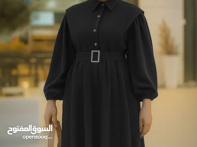 هالمـوديـل حكـايـة وروايـة....  فستـان كُـم بـف دبـل كلـوش فـري سـايـز