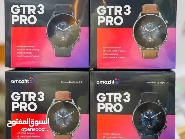 ساعة ذكية اميزفيت ، amazfit GTR 3 pro جديدة ضمان سنة