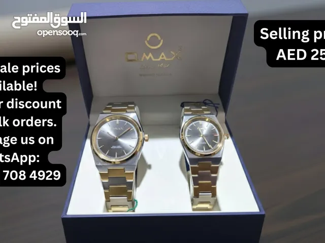 Elegant Omax Couple Watches Set