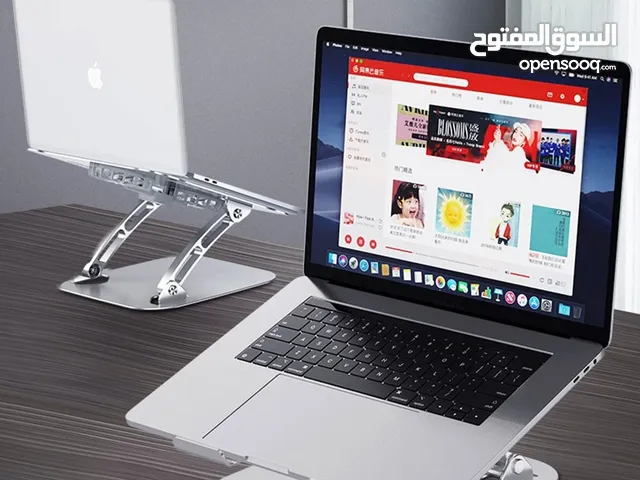LAPTOP STAND V4.0 WITH FAN COOLING ستاند ستانليس بارد مع مراوح تبريد