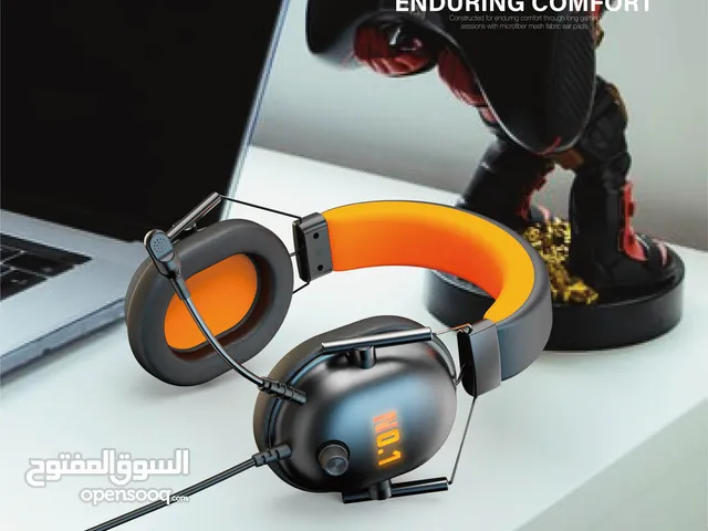 سماعات رأس MX-EP48 GM العاب موكسوم محيطية، ميكروفون احترافي اضاءة تفاعلية NO.1 Gaming Soundaround He