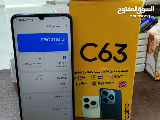 Realme C63 256 GB in Dhi Qar